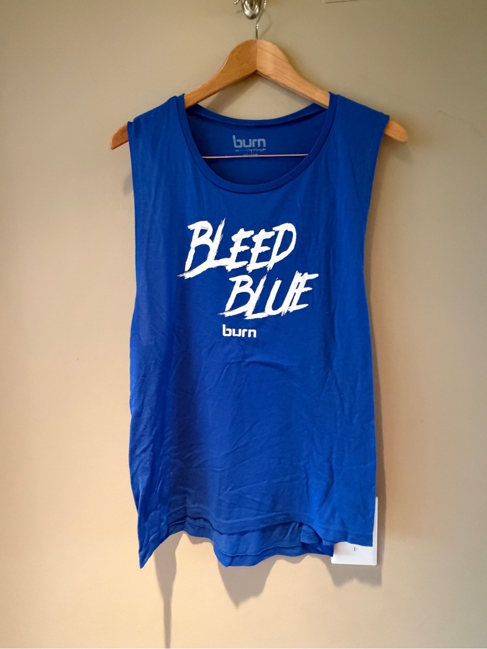 Burn Boot Camp "Bleed Blue" Graphic Tank Top - Royal Blue XXL